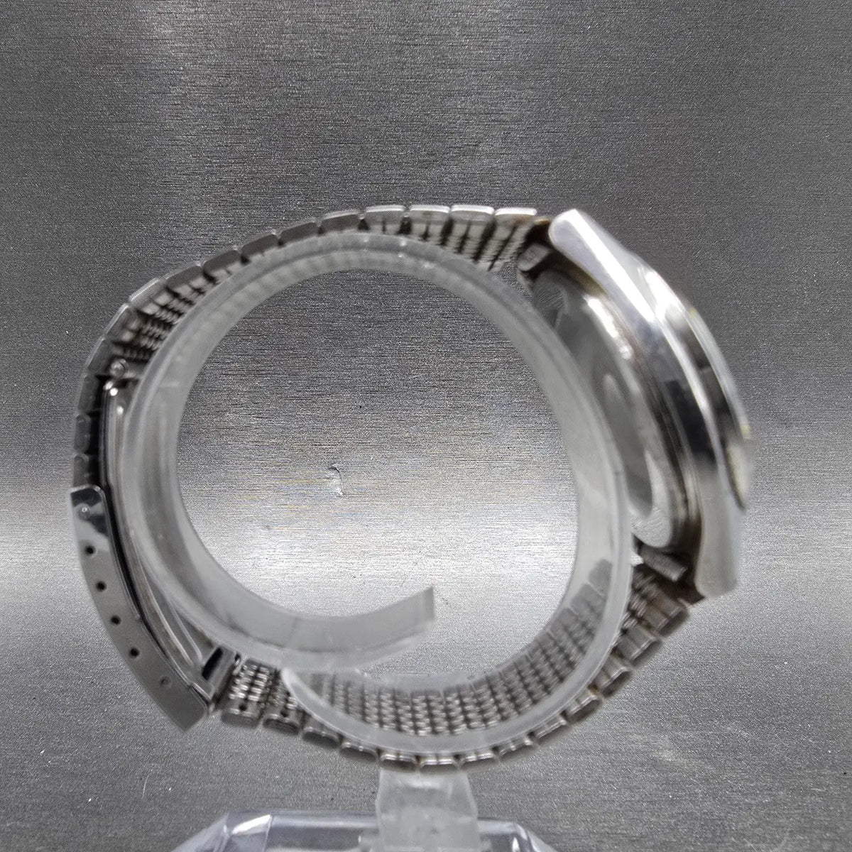 Citizen Crystron Watch Men 34mm White Dial Steel Daydate CQ 4-850904K PARTS9