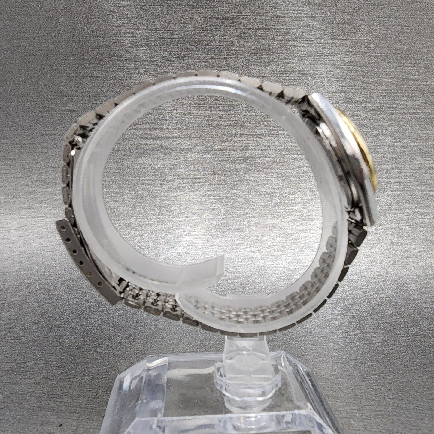 Seiko Watch Women 24mm Silver Dial Two Tone Daydate Round 3Y030010 New batt8