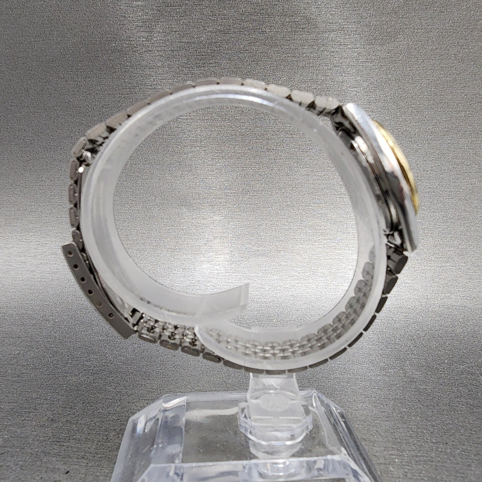 Seiko Watch Women 24mm Silver Dial Two Tone Daydate Round 3Y030010 New batt8
