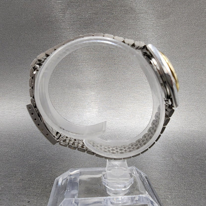 Seiko Watch Women 24mm Silver Dial Two Tone Daydate Round 3Y030010 New batt8