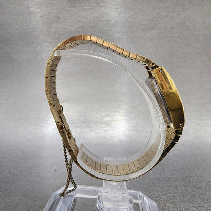 Citizen CQ Watch Women 18mm Champagne Dial Gold Tone 4830504 New Battery8