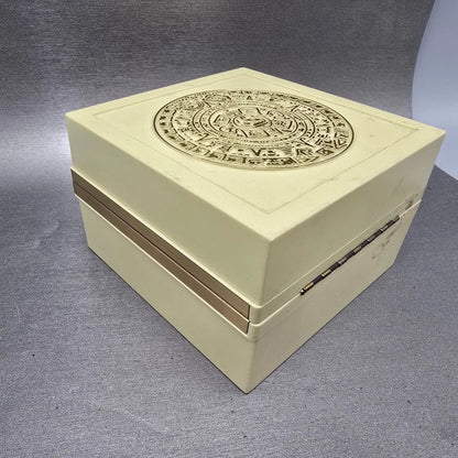 Hamilton Presentation Watch Box Case Orange Cream Vintage Square4