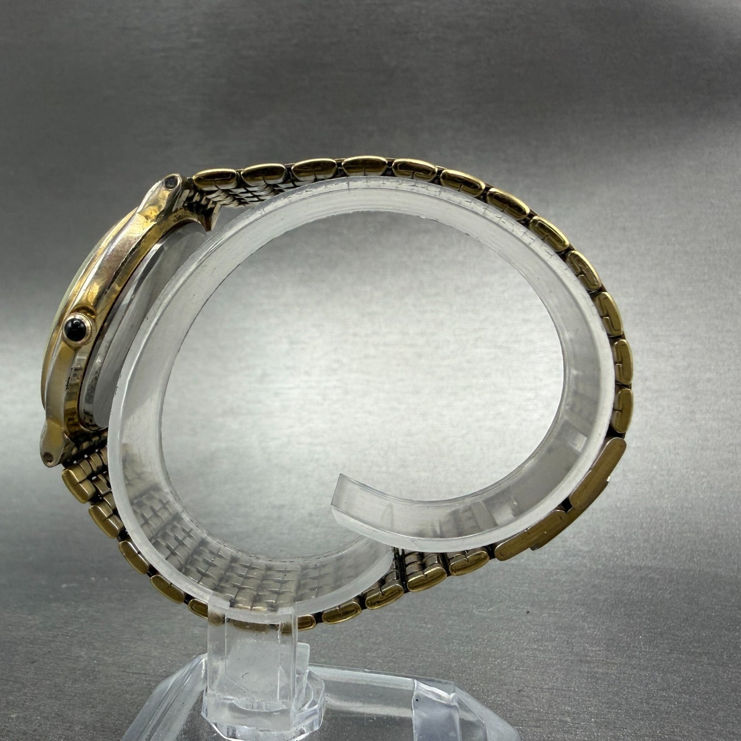 Citizen Watch Unisex 33mm White Dial Gold Tone Date Round 5510-S19546 PARTS7