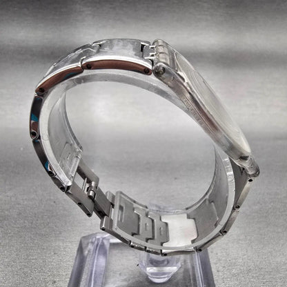 Swatch Skin CLIMBER FLOWERY Watch Women Silver Dial Clear Case SFK300G New Batt8