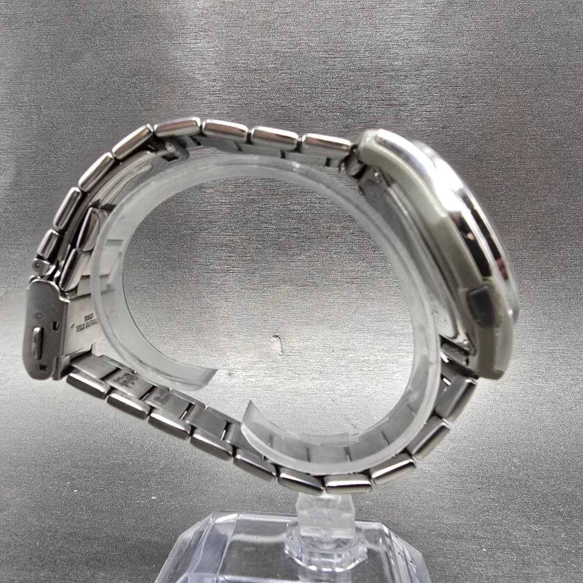 Casio Wave Ceptor Watch Men 42mm White Dial Steel Solar Analog Digital Works JDM8