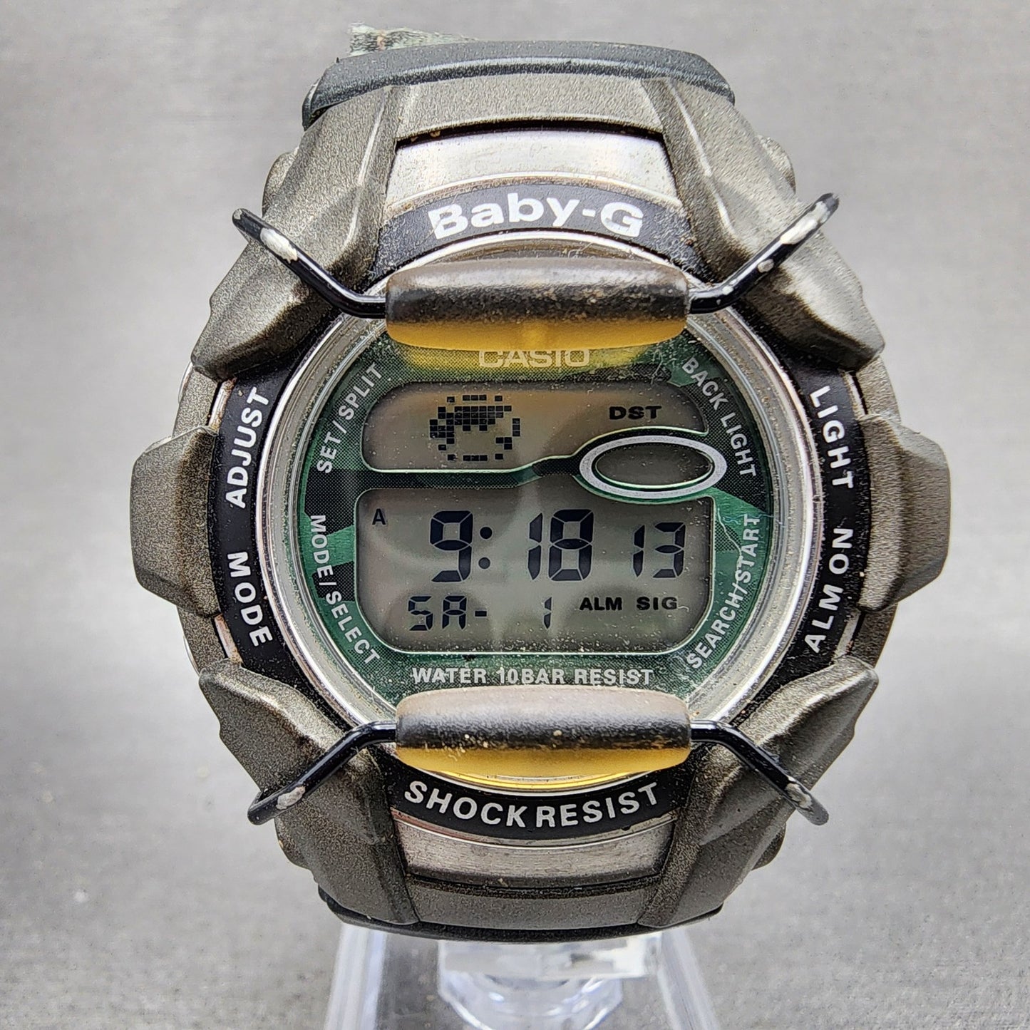 Casio BabyG Watch Women 43mm Digital Brown Alarm Chrono BGT1000 New Battery0