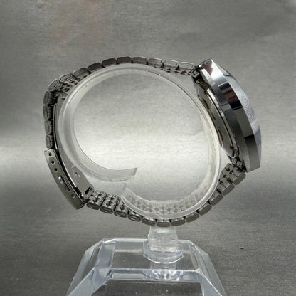 Rado Balboa V Watch Men 36mm Silver Dial Silver Tone Oval Date Automatic Runs9
