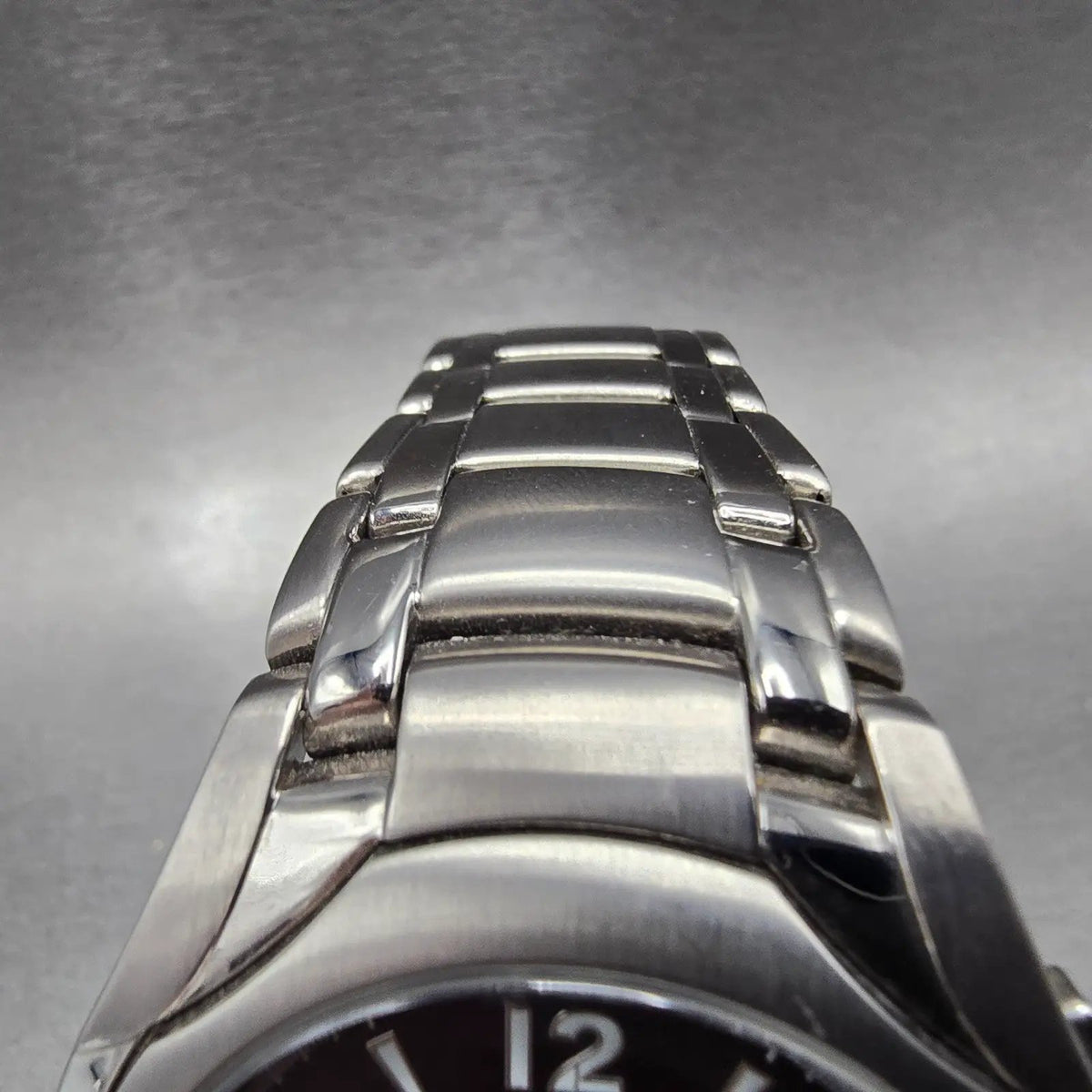 Citizen Eco-Drive Chronograph Watch Men 43mm Black Dial Titanium Date Round Runs4