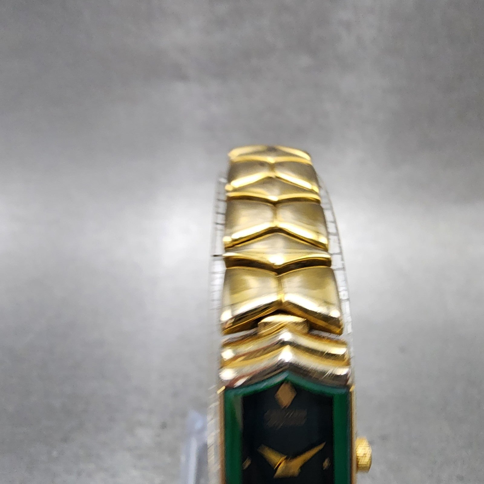 Citizen Elegance Watch Women 13mm Green Dial Gold Tone Hexagon New Battery4