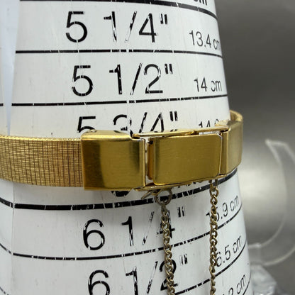 Seiko Watch Women 18mm Black Dial Gold Tone Round Vintage 2P20-0339 New Battery10