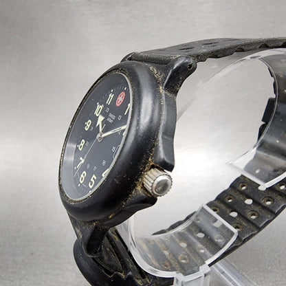 Victorinox Swiss Army Renegade Watch Men 38mm Black Dial Black Tone Date NewBatt2