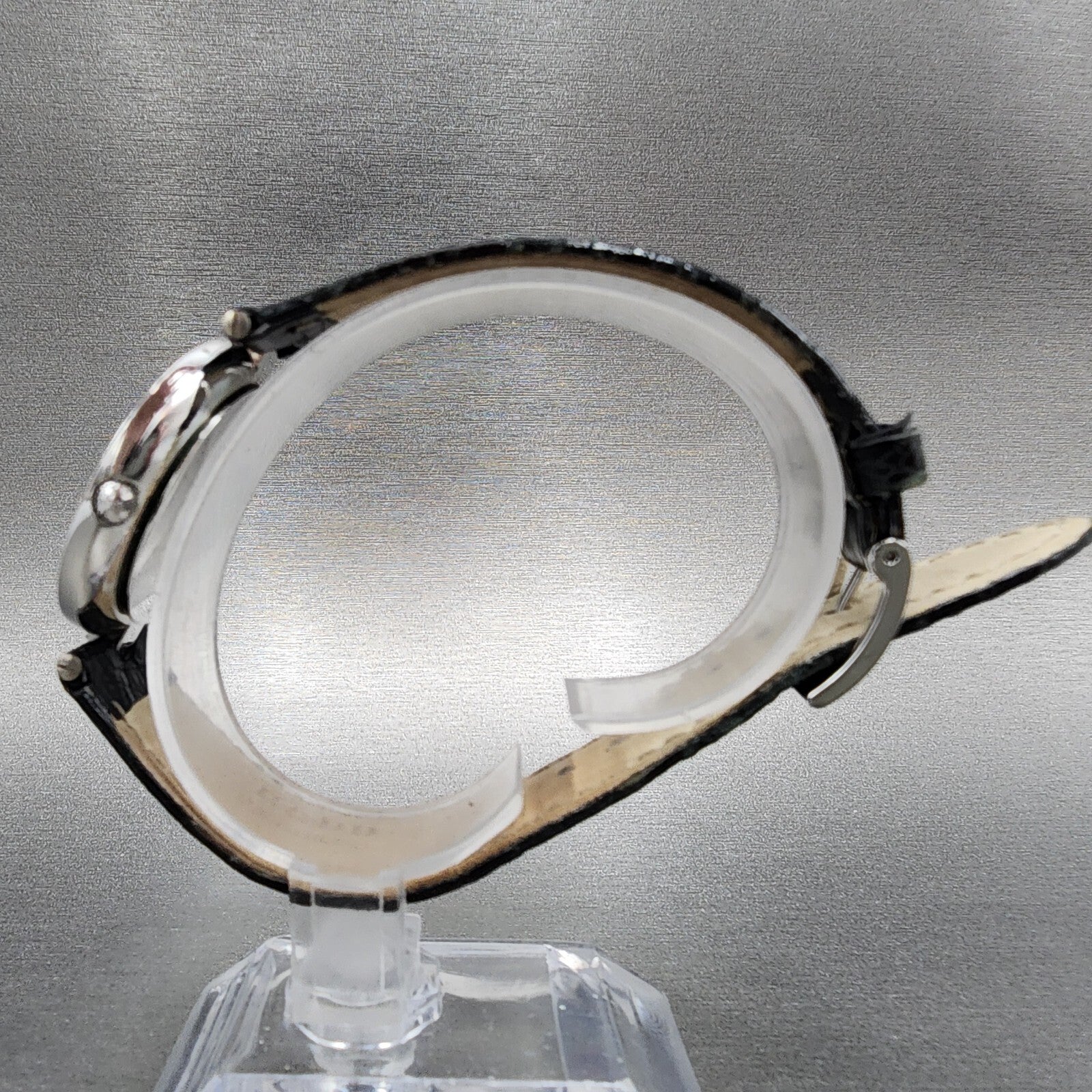 Rado Florence Watch Men 32mm Silver Dial Steel Date Round NO CRYSTAL New Batt6
