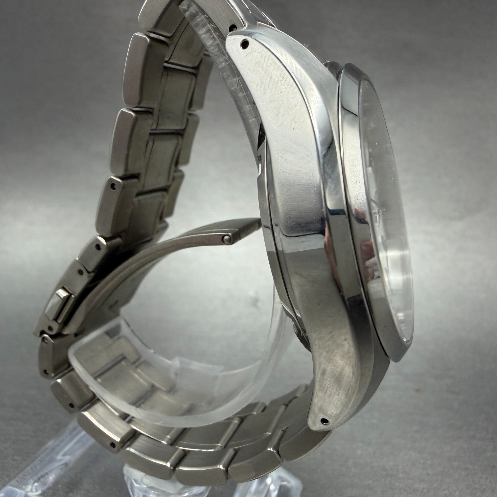 Grand Seiko Snowflake Watch Men 41mm White Dial Titanium Spring Drive SBGA2114