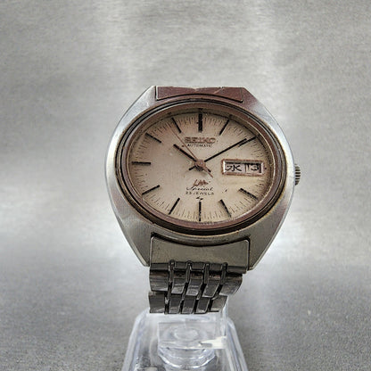 Seiko Lord Matic Special Watch Men 37mm White Dial Silver Daydate 52065040 PART6