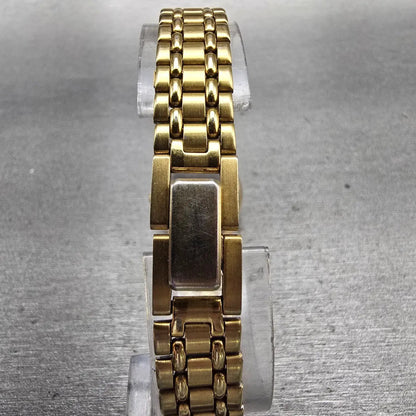 Citizen CQ Watch Women 20mm Champagne Dial Gold Tone Round 3220-K02791 New Batt7
