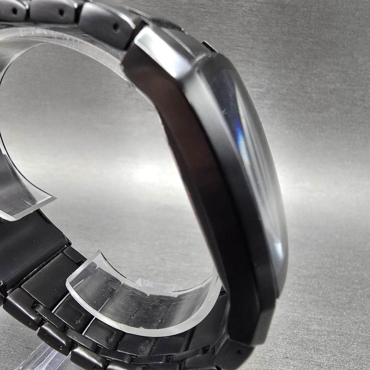 Fossil Arkitekt Tank Watch Men 34mm Black Dial Black Tone FS-4159 New Battery3