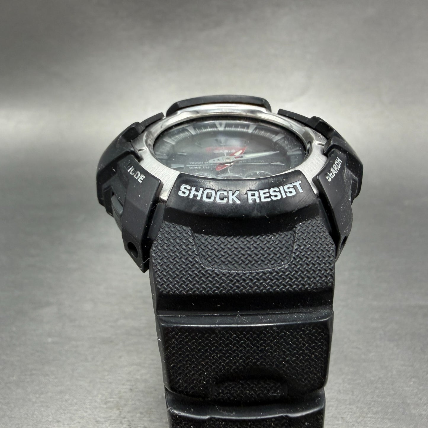 Casio G-Shock GW-1500A Watch Men 48mm Analog Digital Black BROKEN BAND Runs2