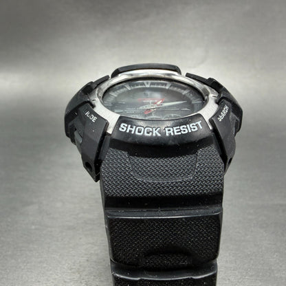 Casio G-Shock GW-1500A Watch Men 48mm Analog Digital Black BROKEN BAND Runs2