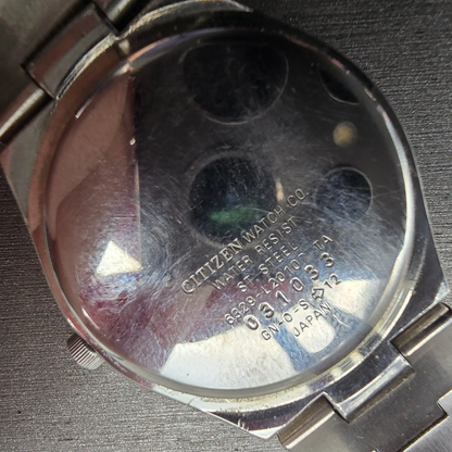 Citizen Wicca Watch Women 30mm Silver Dial Silver Daydate 6329-L20107 New Batt10