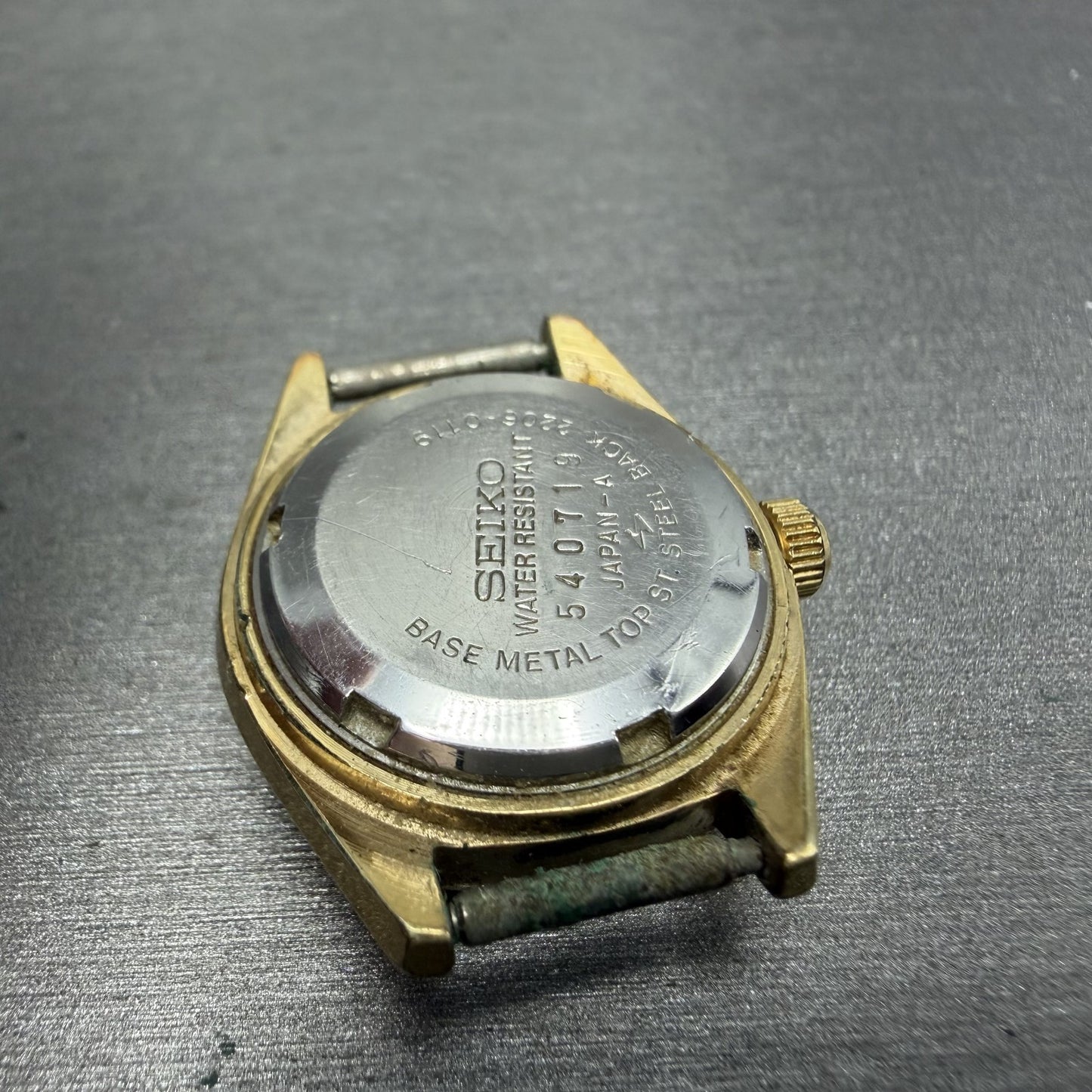 Seiko Automatic Watch Women 25mm Brown Dial Gold Tone Daydate 22060119 PARTS10