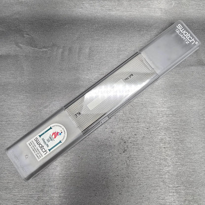Swatch OONGAWAH! Watch Men 34mm Green Dial Clear Case GK193 New Battery NOS17