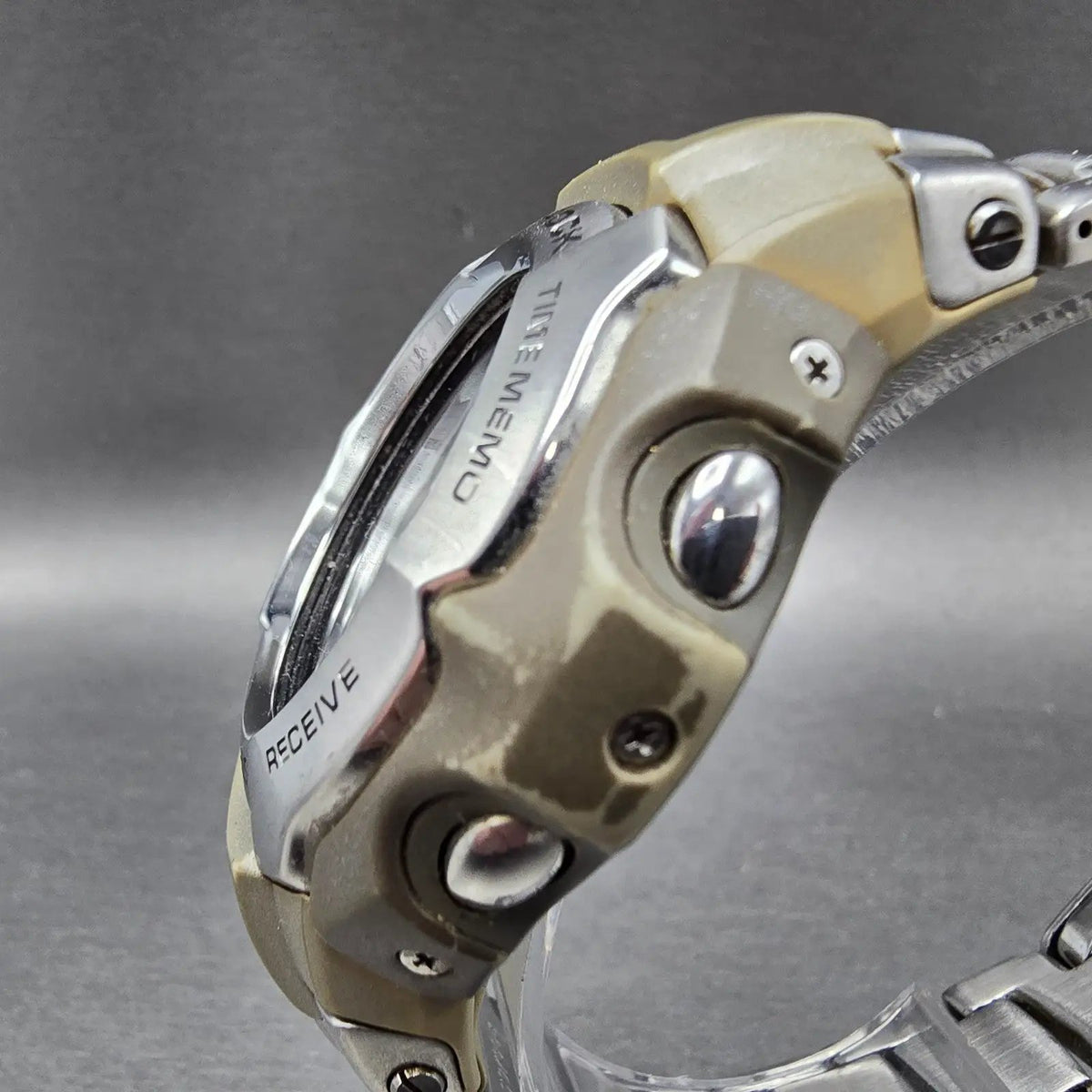 Casio G-Shock GW-700DJ Watch Men 46mm Gray Silver Solar Alarm Chronograph Runs2