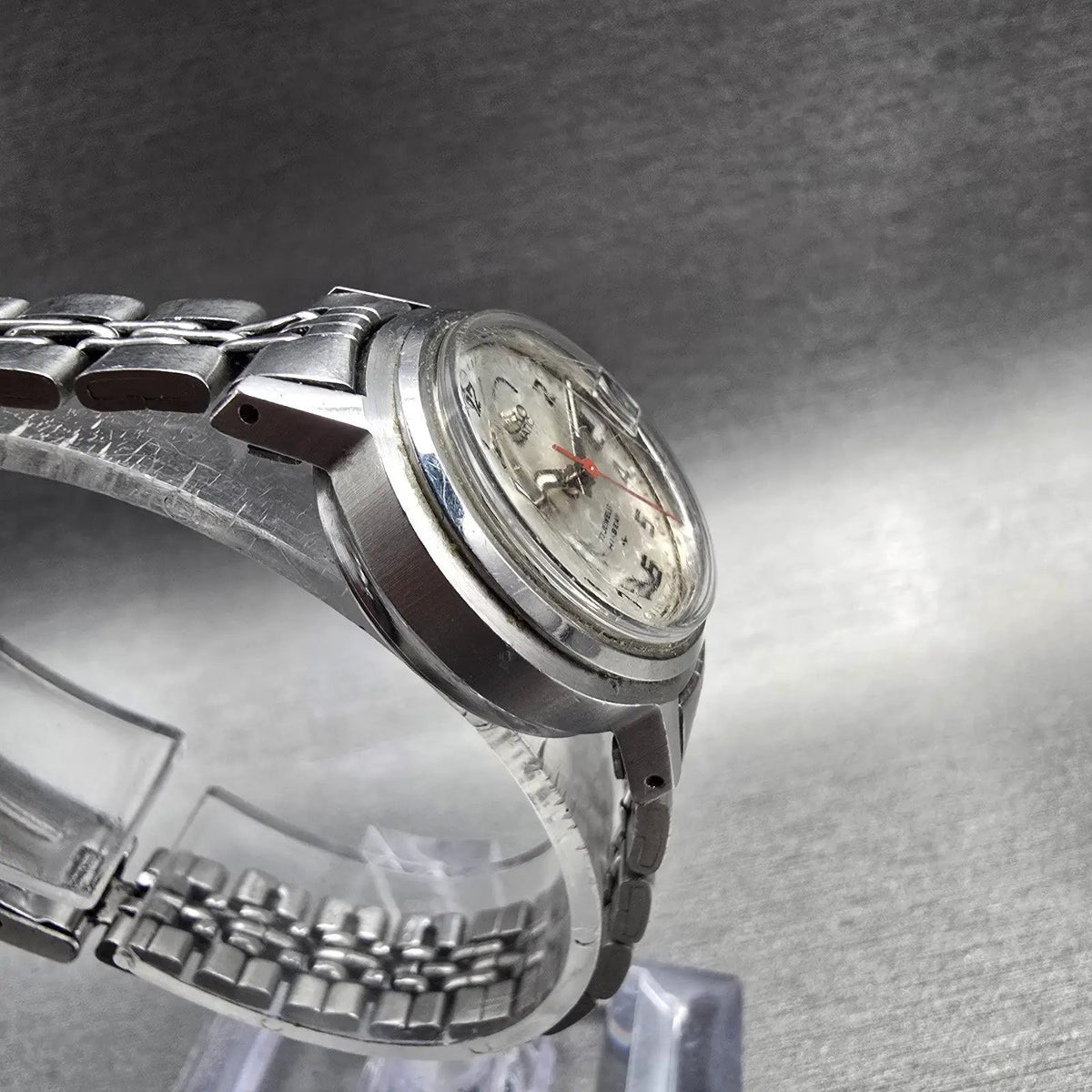 Seiko Automatic Watch Women 23mm Silver Dial Silver Hi-Beat Date 2205-0599 Works3