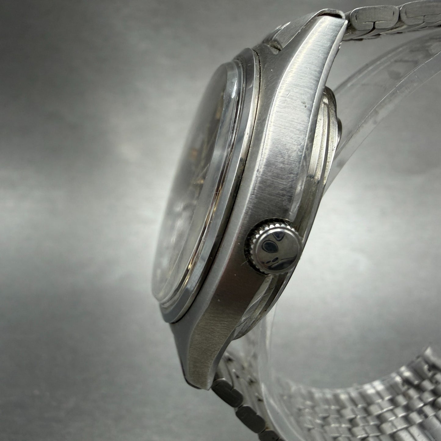 Seiko SQ Watch Men 36mm Brown Dial Silver Tone Daydate READ!! 0903-7039 New Batt2