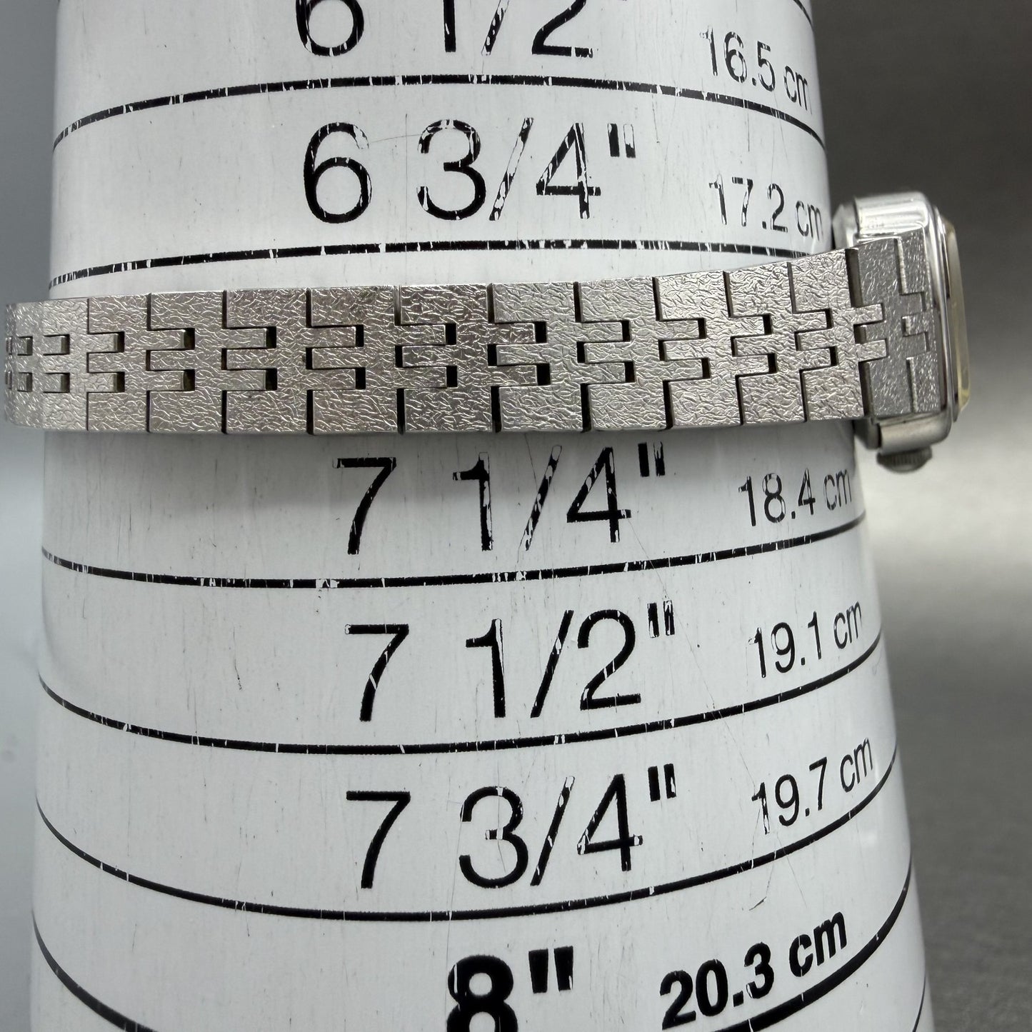 Seiko Watch Women 16mm Silver Dial Silver Tone Rectangle 5420-5079 New Battery10