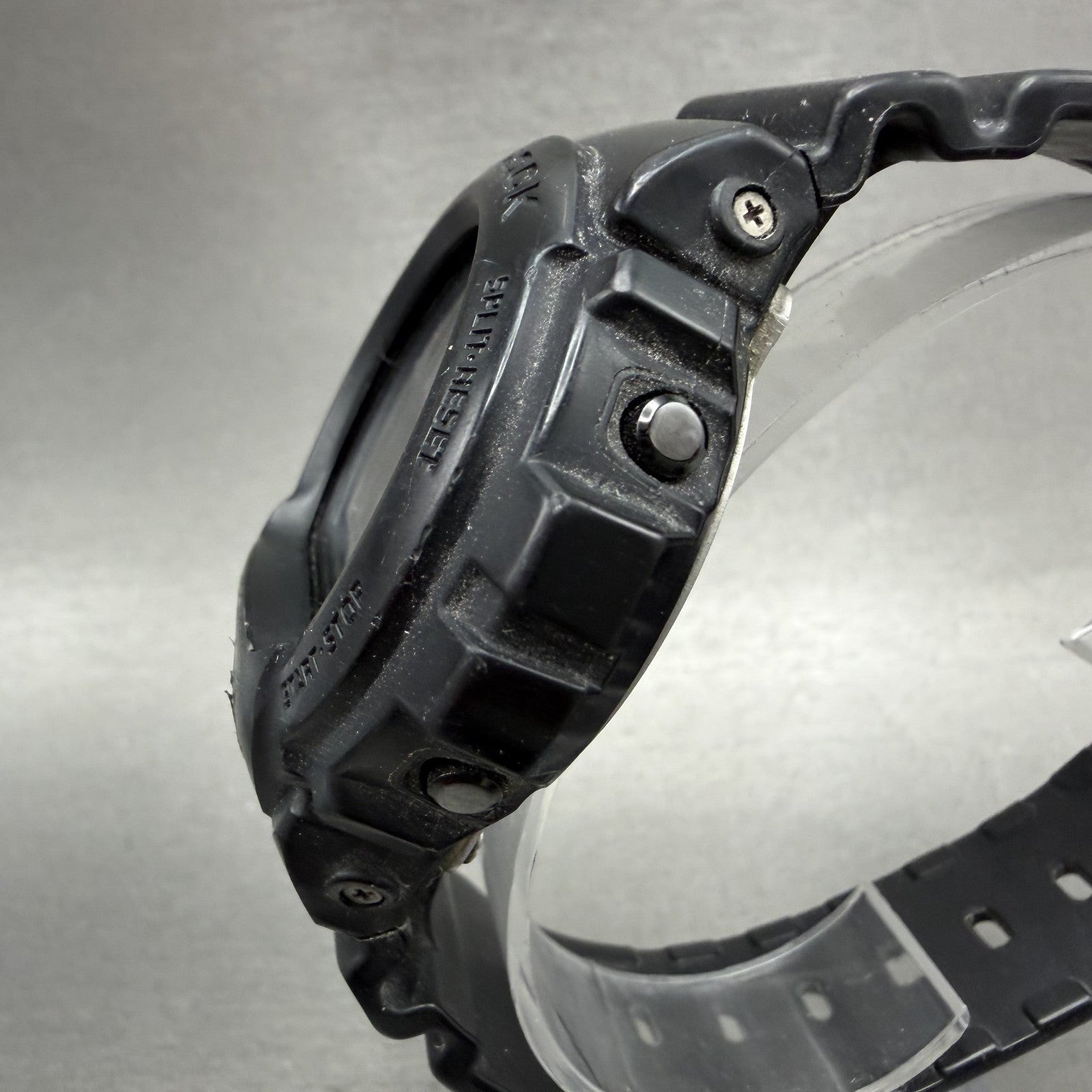 Casio GShock DW6900MS Watch Men 50mm Digital LCD Black Tone Alarm Chrono Works2