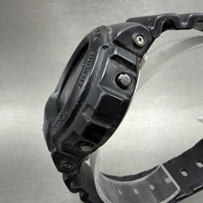 Casio GShock DW6900MS Watch Men 50mm Digital LCD Black Tone Alarm Chrono Works2