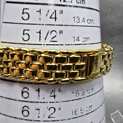 Gucci 3400L Case And Bracelet 23mm Gold Plated Round Vintage10