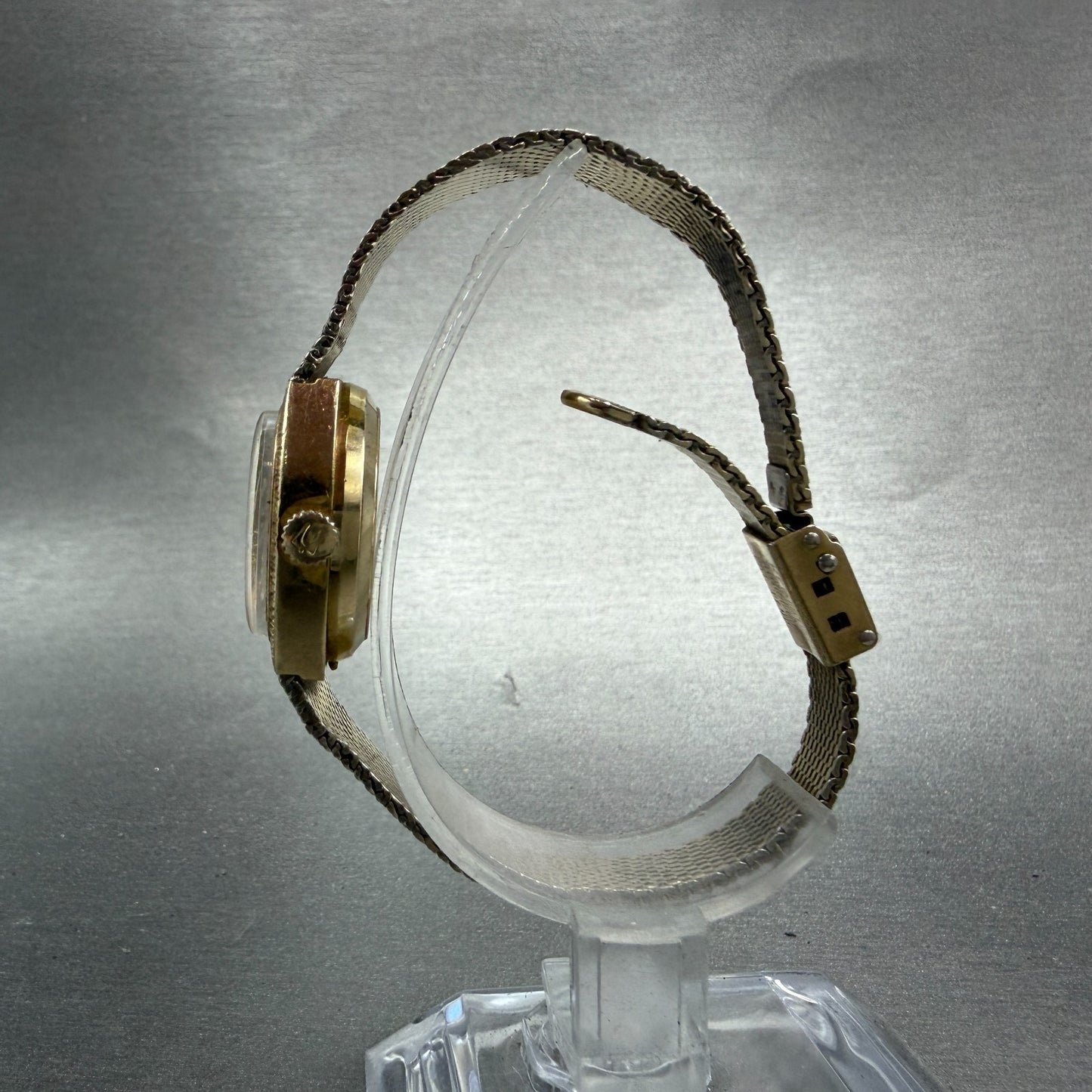 Bulova Accutron Watch Women 23mm Brown Dial Gold Tone Date New Battery Vintage6