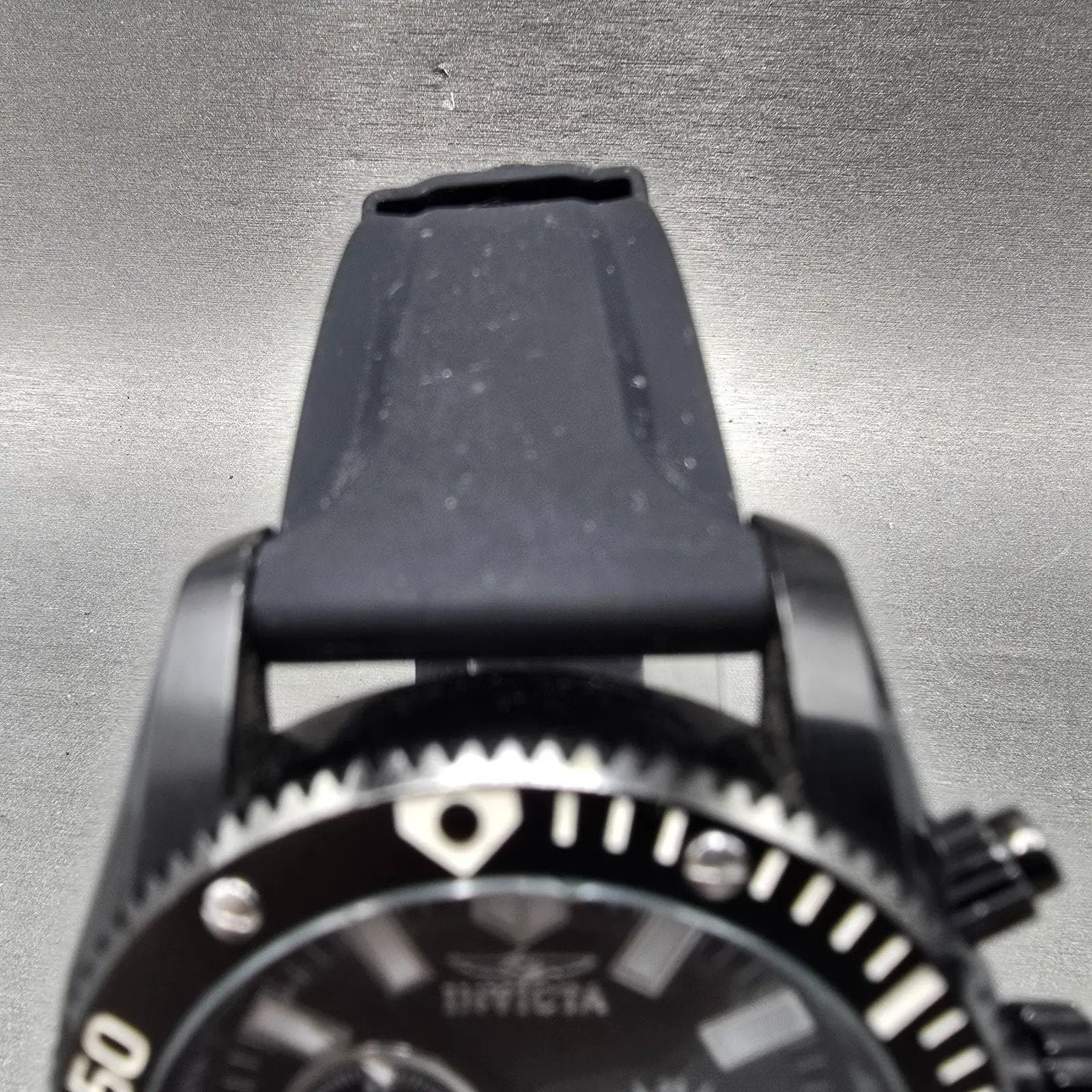 Invicta Seaspider Chronograph Watch Men 50mm Black Dial Black Tone 14862 PARTS5