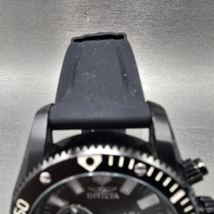 Invicta Seaspider Chronograph Watch Men 50mm Black Dial Black Tone 14862 PARTS5