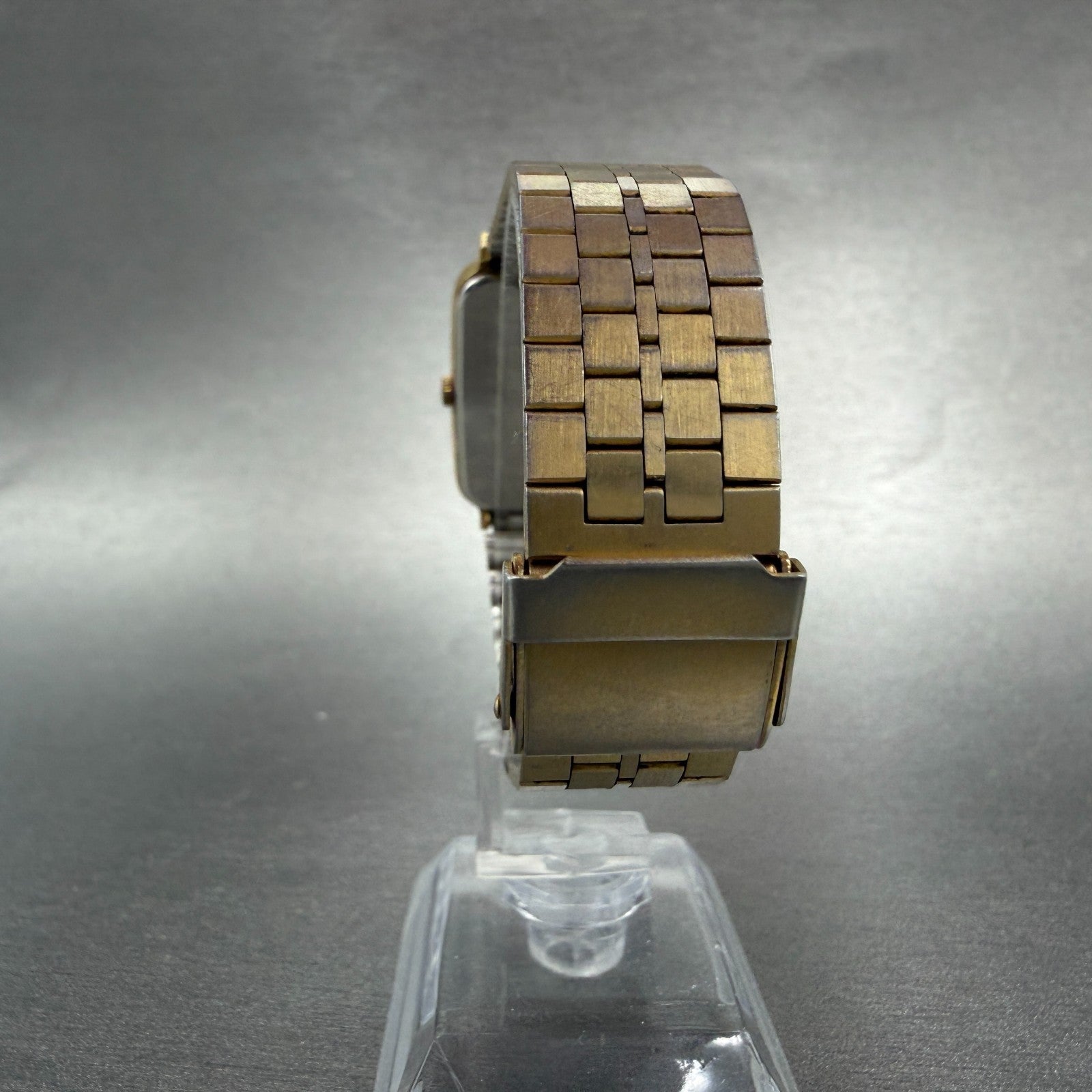 Seiko SX Tank Watch Men 25mm White Dial Gold Tone 8Y21-5070 New Battery Vintage7