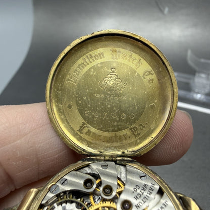 Hamilton Watch Women Cream Dial Gold Filled Manual Wind Grade 986 PARTS12
