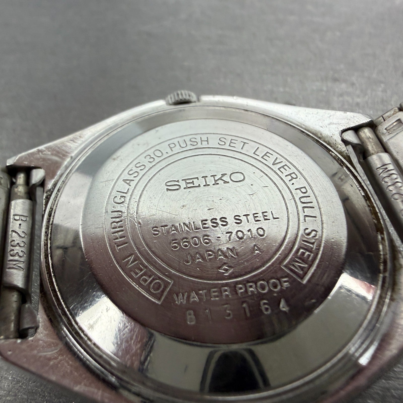 Seiko Lord Matic Watch Men 36mm Silver Dial Silver Tone Daydate READ!!!!!! Runs9