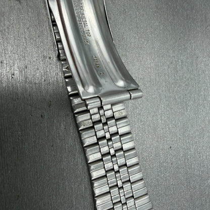 Seiko SQ Bracelet 21mm Stainless Steel Gold Tone Tri Folding Clasp Vintage Japan8