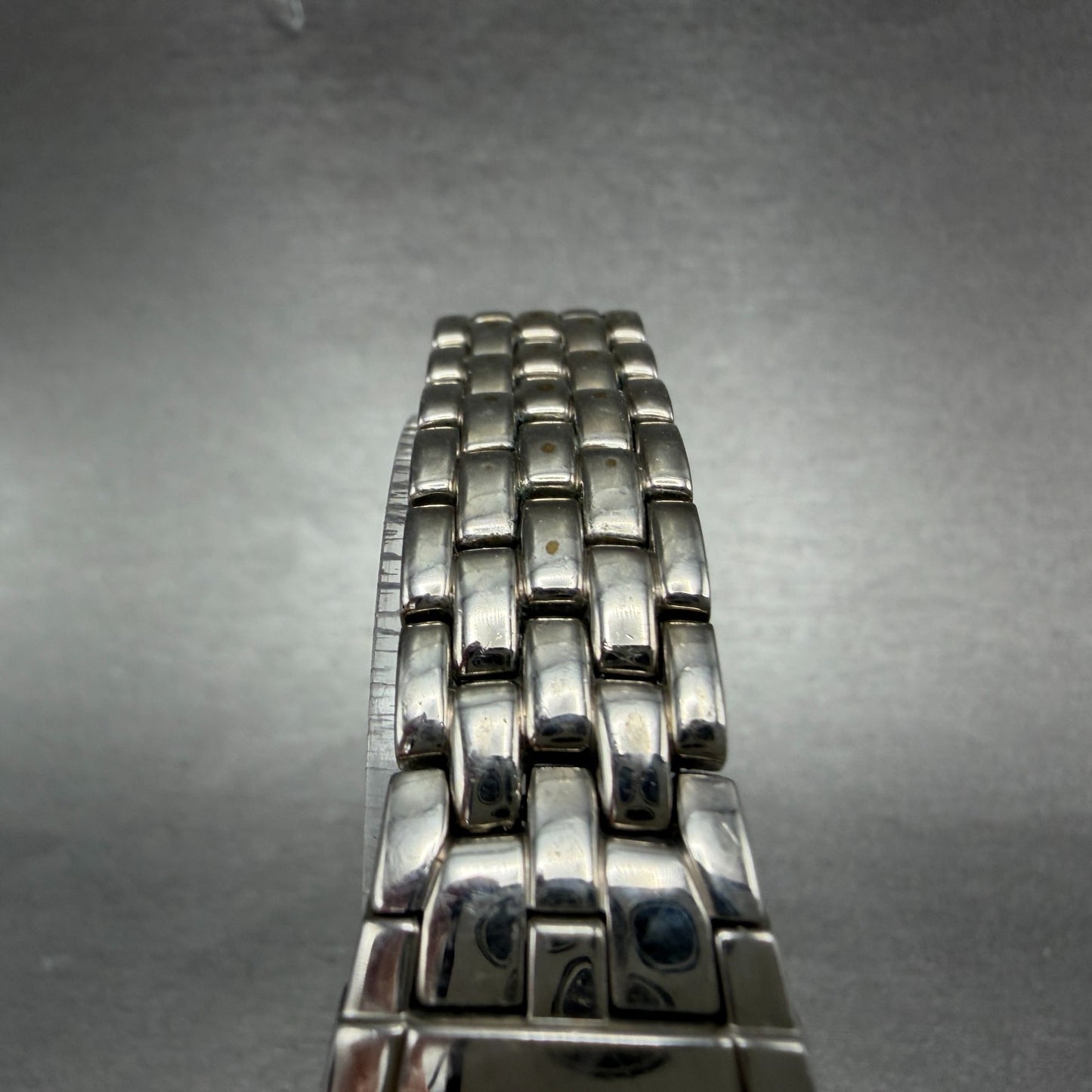 Bulova Caravelle Tank Watch  20mm White Dial Silver Tone Rectangle 43L48 New Bat4