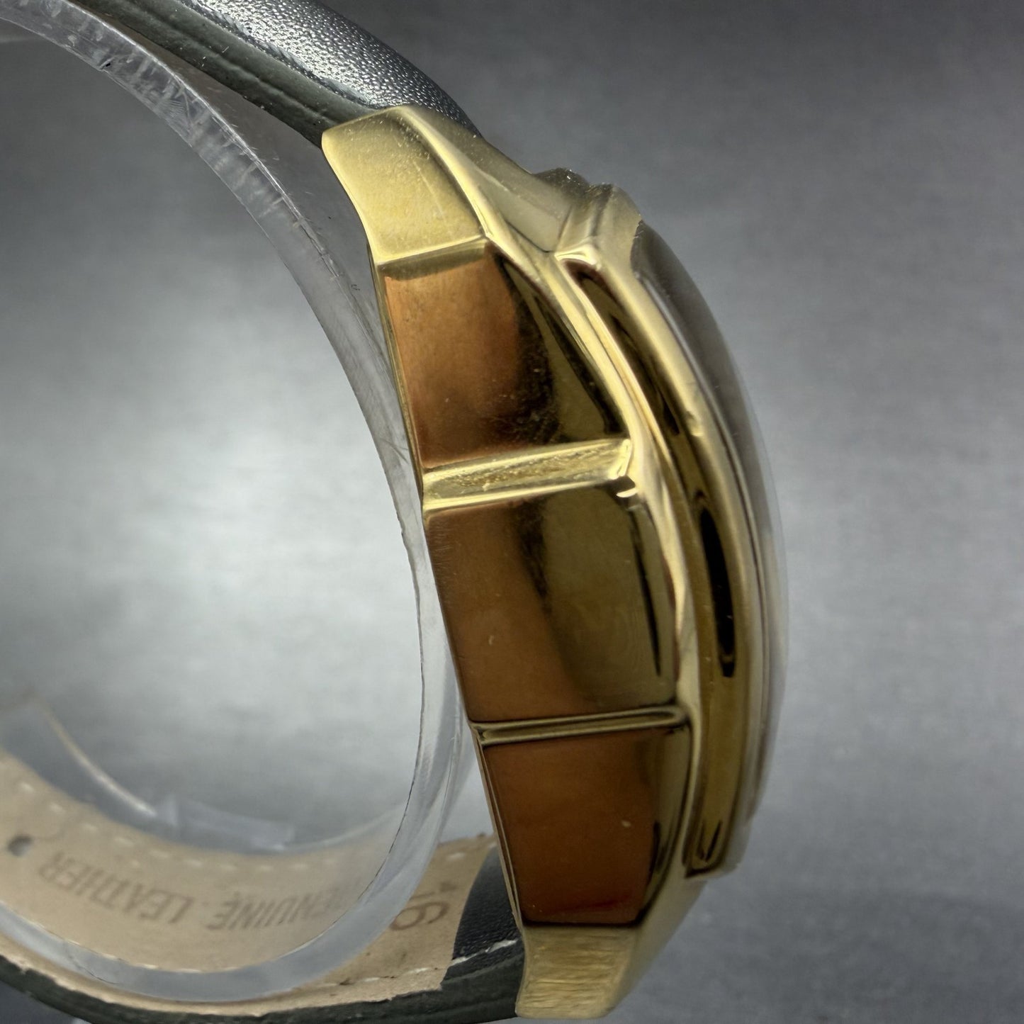 Invicta Lupah Watch Women 29mm MOP Dial Gold Tone Oval 6748 New Battery Blue3