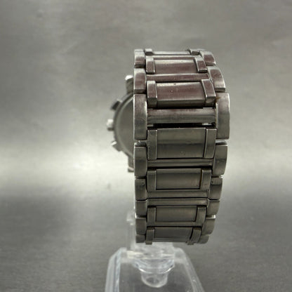 Bulova Watch Men 39mm Silver Dial Steel Daydate Round Diamond 96E03 New Batttery7
