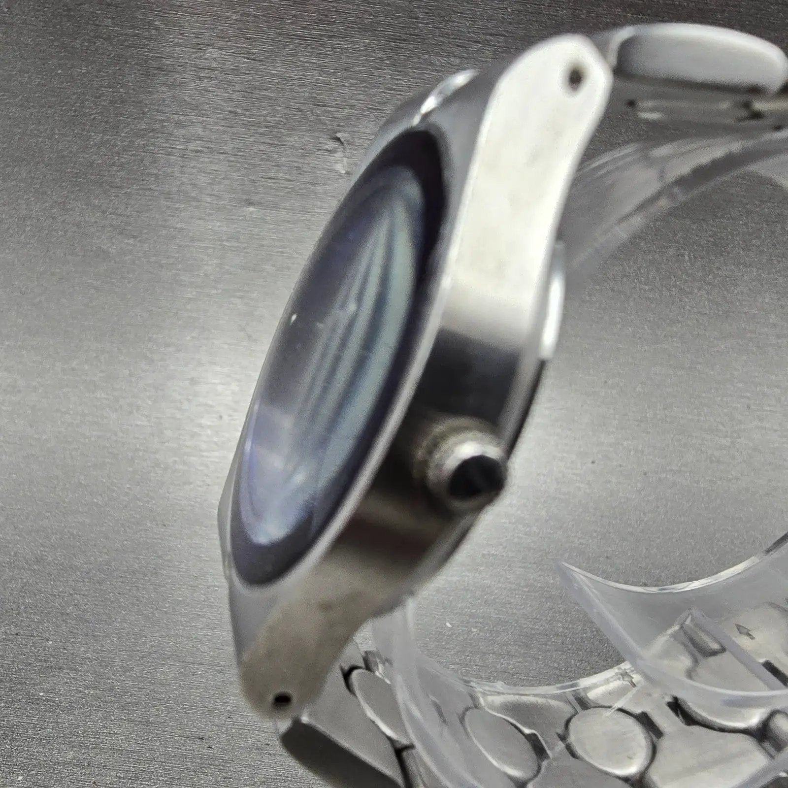 Fossil Arkitekt Watch Men 35mm Blue Dial Silver Tone Round FS-2710 New Battery2