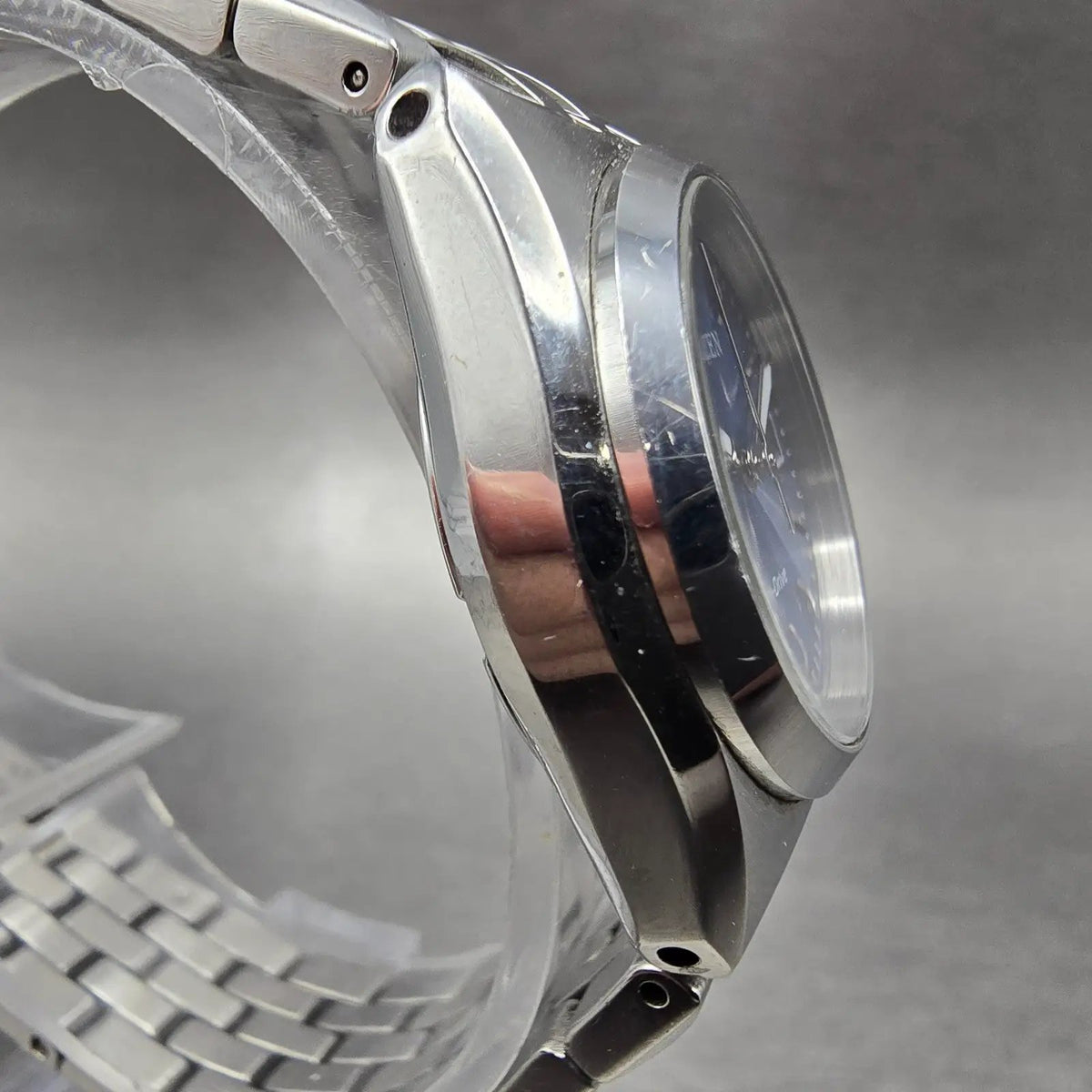Citizen Eco-Drive Corso Watch Women 27mm Blue Dial Silver Date E011-S099684 Runs3