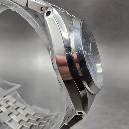 Citizen Eco-Drive Corso Watch Women 27mm Blue Dial Silver Date E011-S099684 Runs3