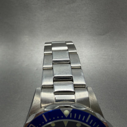 Invicta Pro Diver Watch Men 40mm Blue Dial Silver Tone Date 9308 New Battery4
