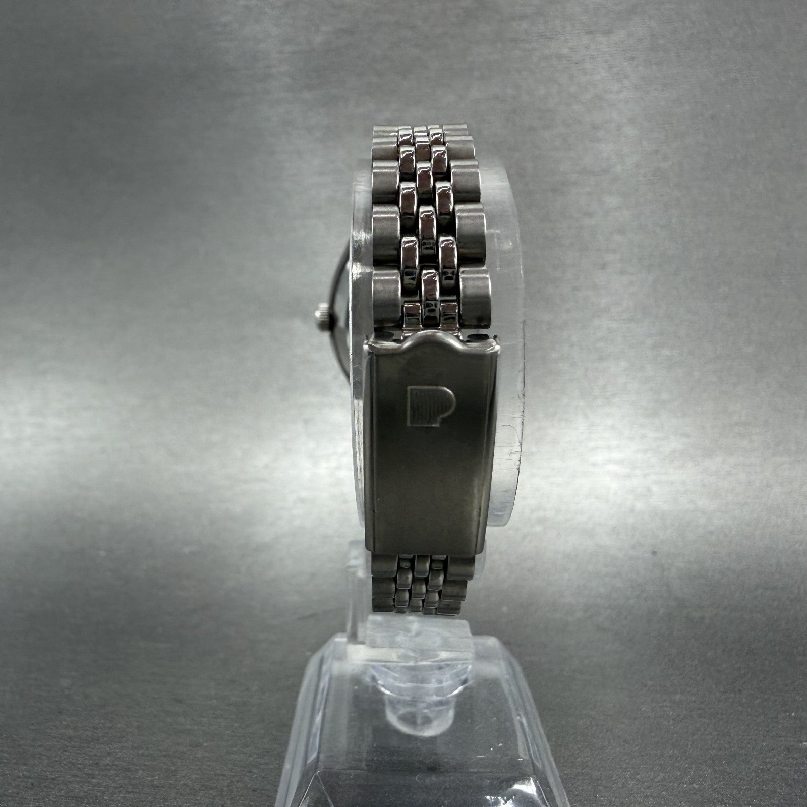 Seiko SQ Watch Women 25mm Blue Dial Silver Tone Daydate 43265029 New Battery7