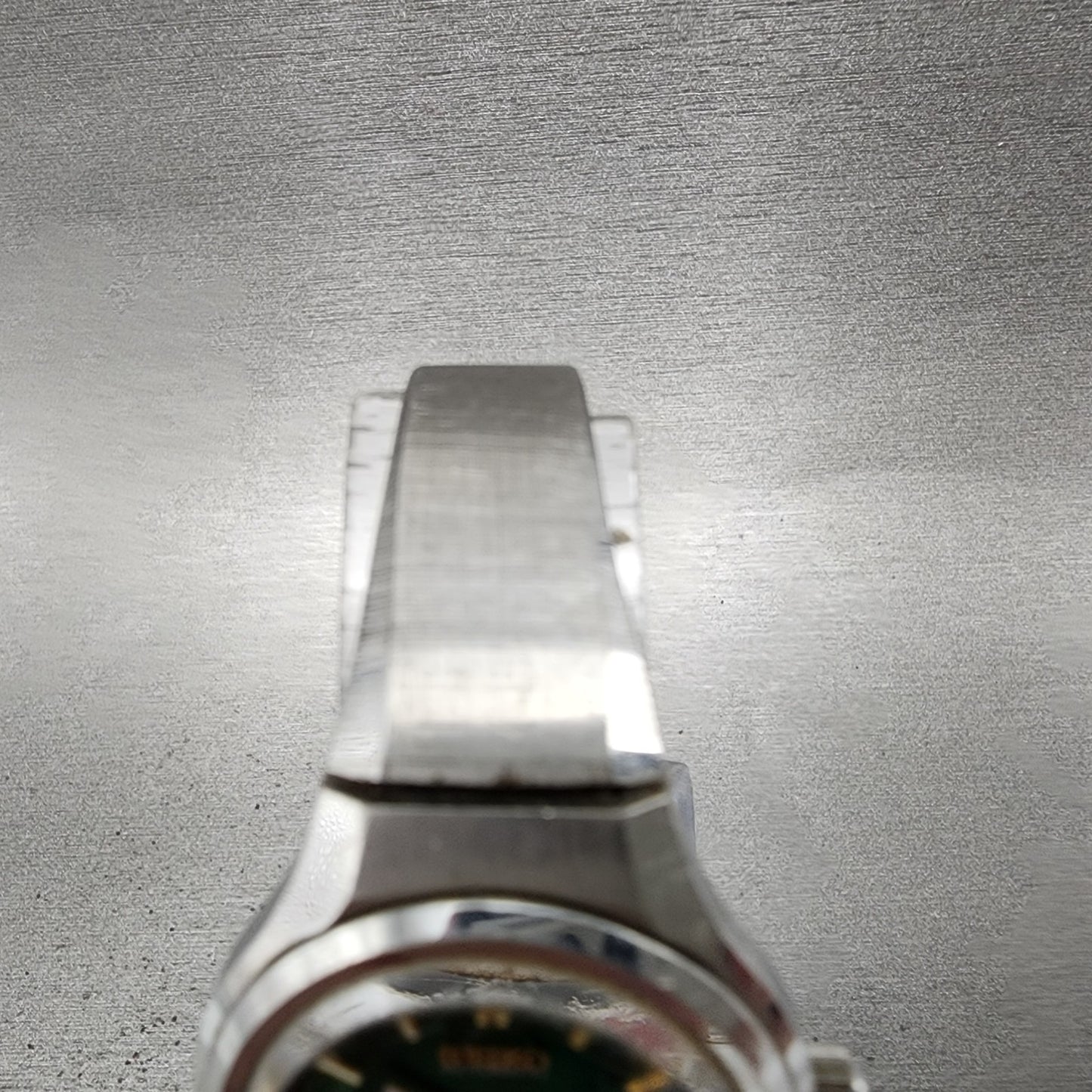 Seiko Automatic Watch Women 27mm Green Dial Silver Tone Round 24110060 Runs5