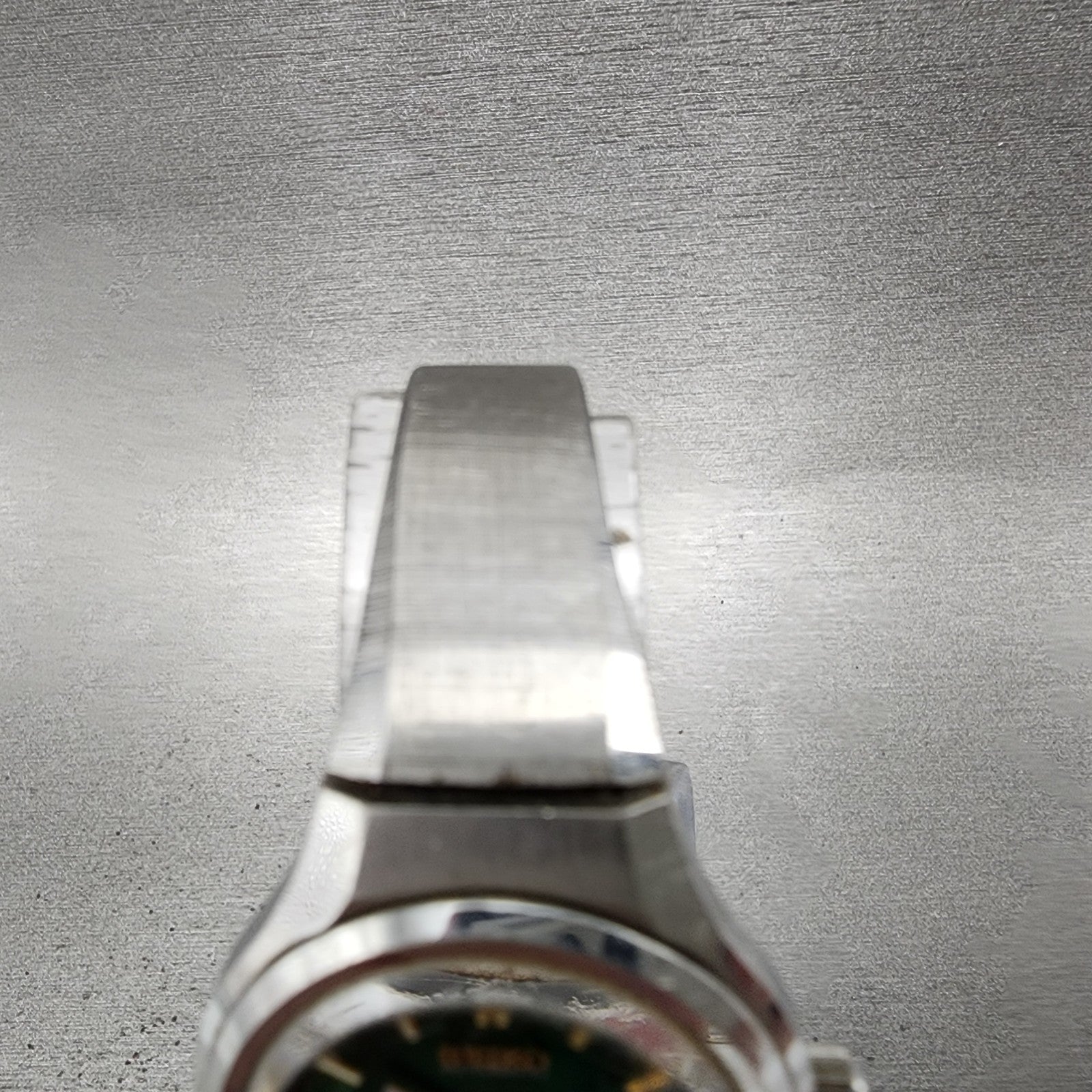 Seiko Automatic Watch Women 27mm Green Dial Silver Tone Round 24110060 Runs5