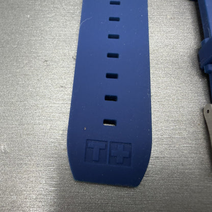 Tissot Blue Silicone Band 22mm T640.117 ZT QSQ Connected Two Piece Steel Buckle6